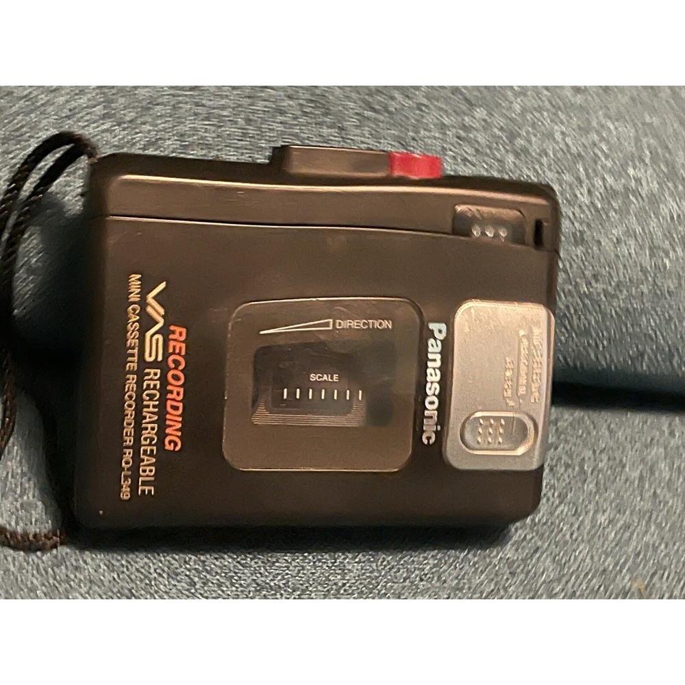 Panasonic Mini Cassette Recorder RQ-L349  (works But Sound Very Low